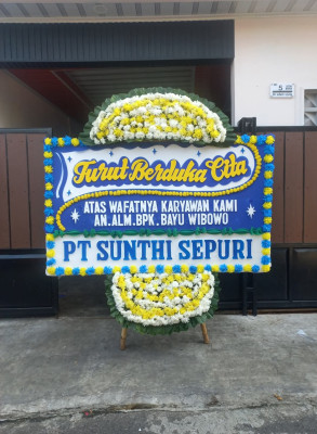 Papan Bunga Duka di Anawi